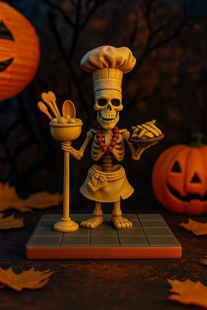 Skeleton Cook - Halloween