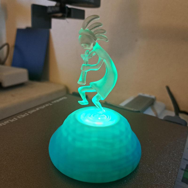 Kokopelli SLA And LED Riser