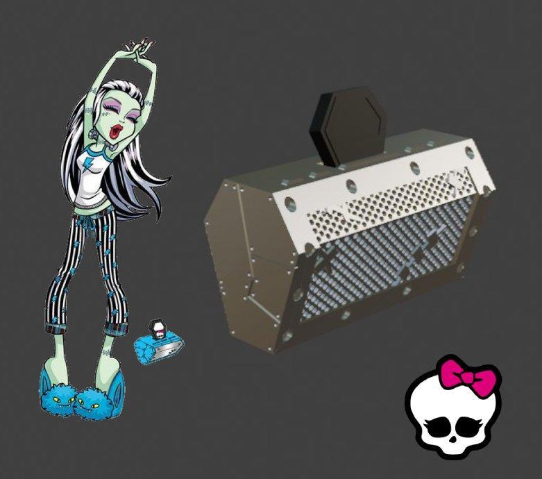 Monster High Frankie Stein Dead Tired Speaker and iCoffin