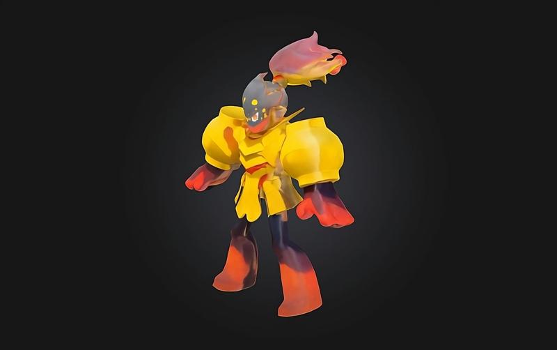 Pokémon Scarlet - Armarouge - 3D Model