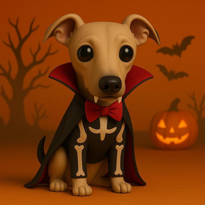 Halloween Vampire Greyhound POP -STL