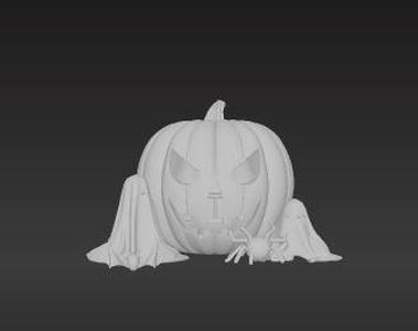 Classic Halloween Decoration Kit - Jack-o'-Lantern, Ghosts, Spiders, Bats - Spooky 3D Print File
