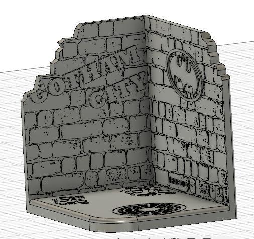 diorama décor gotham city batman