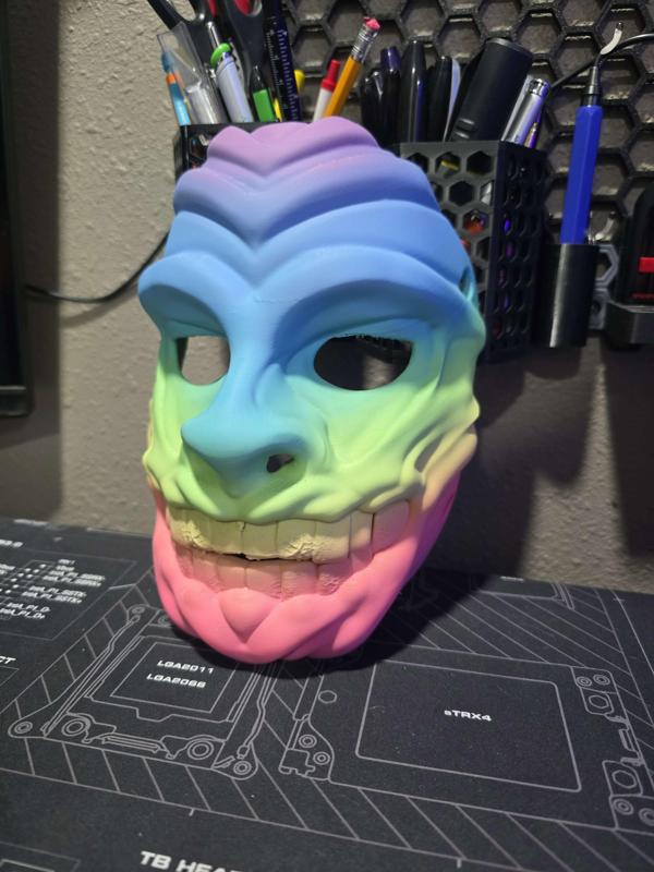 Tiki Style Oni Mask