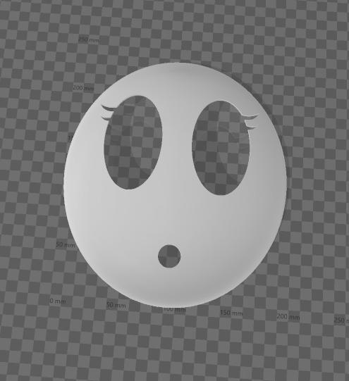 shy guy / shy girl mask
