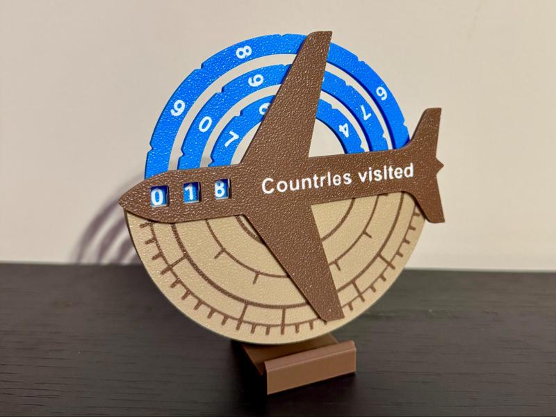 Visited Countries Counter