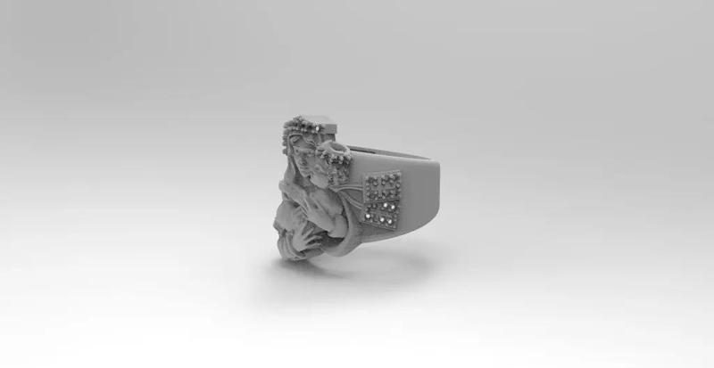 anillo virgen del carmen