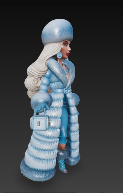 Barbie Snow Maiden, Doll-figurine, girl, beautiful girl, doll, doll-woman, princesses, anime.