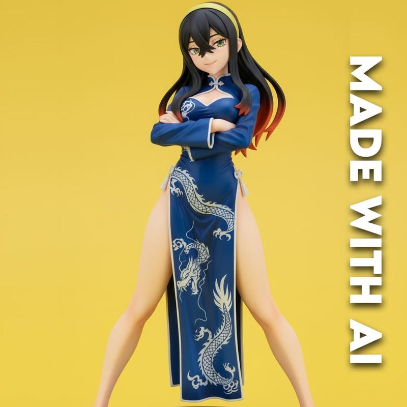 Pokemon Carmine Chinese style dress