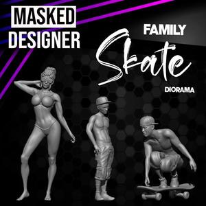 FAMILY SKATE FIGURE