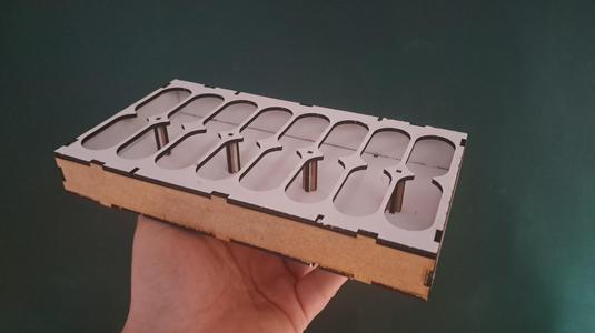 36 Paint Rack Modular for 25mm Paints Version 2