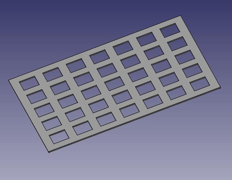 Plate coaster - Décoration de table en Grille