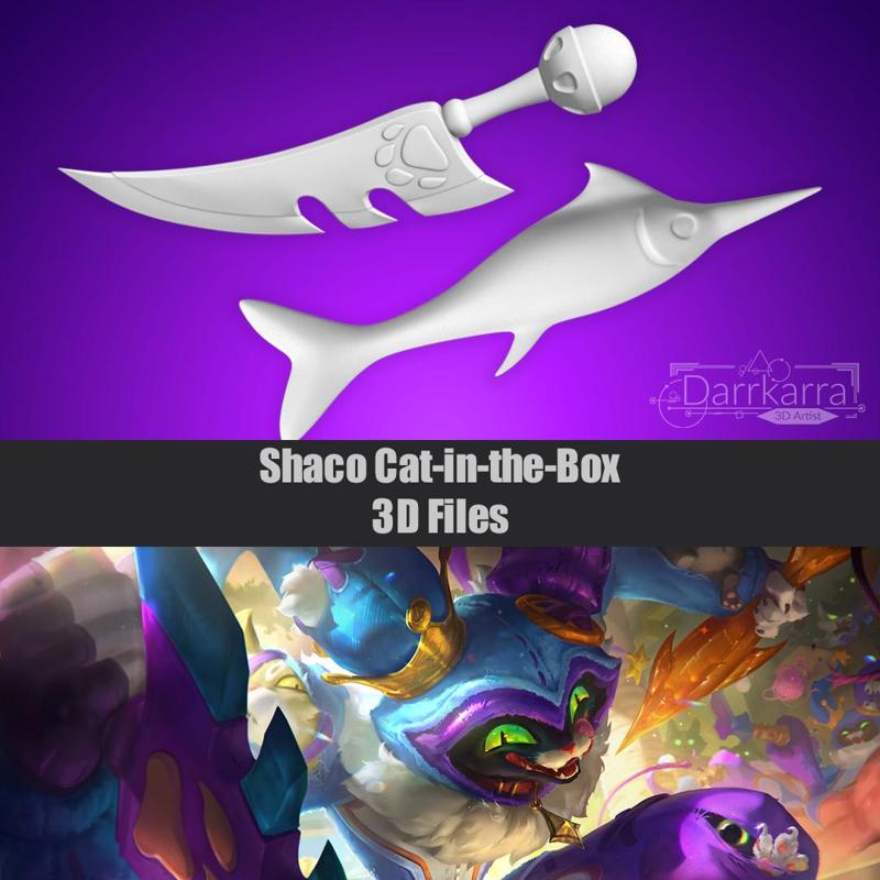 Shaco Cat-in-the-Box League of Legends STL files