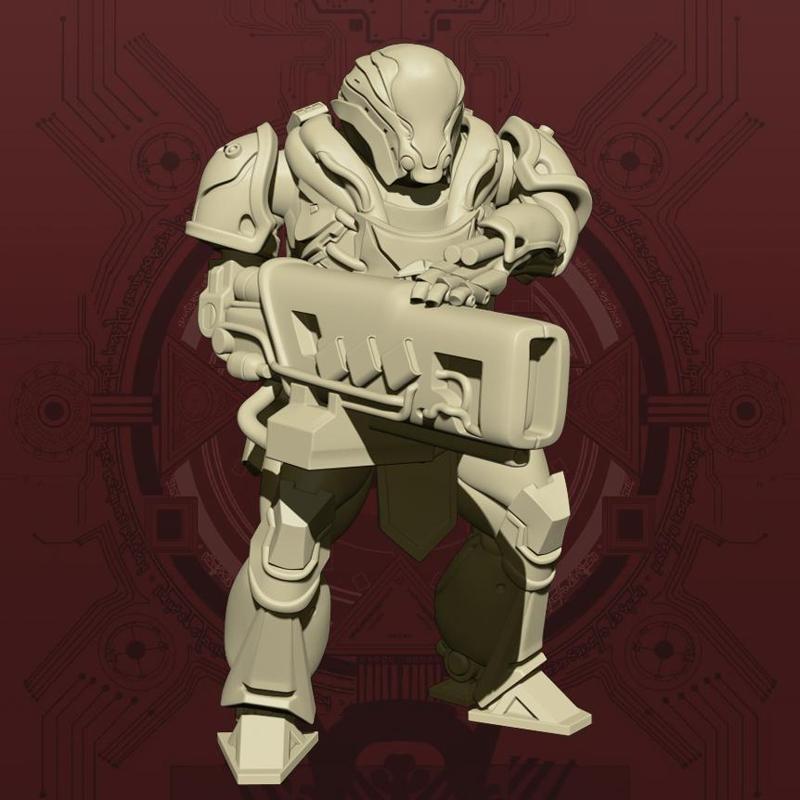 (Centauri) Infernal Soldier - Firing Pose