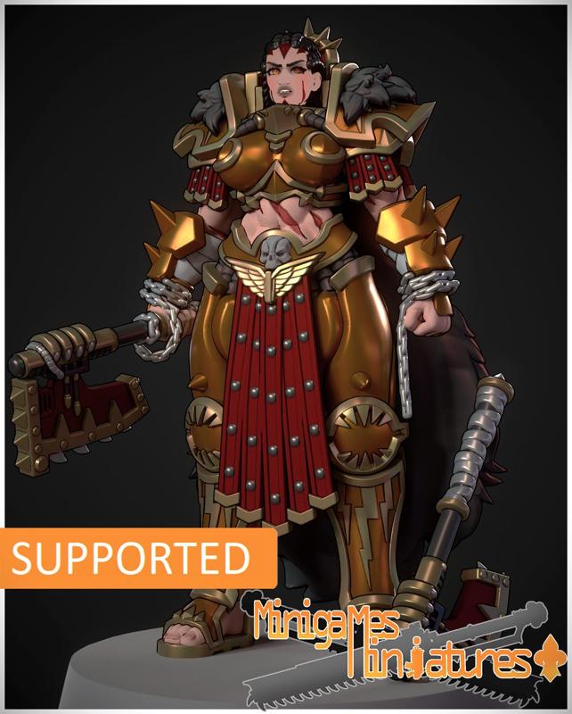 Angron waifu anime figurine