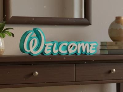 Welcome Lettering