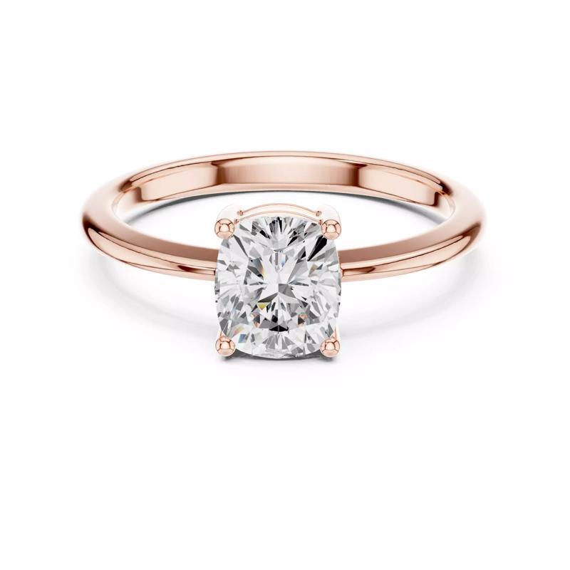 1CT Elongated Cushion Cut Solitaire Engagement Ring File Video