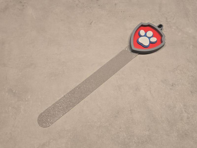 Paw Patrol Bookmark soft TPU