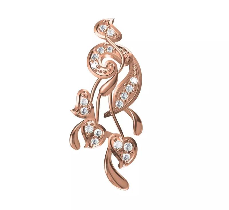 Women Unique Pendant STL JCD Details