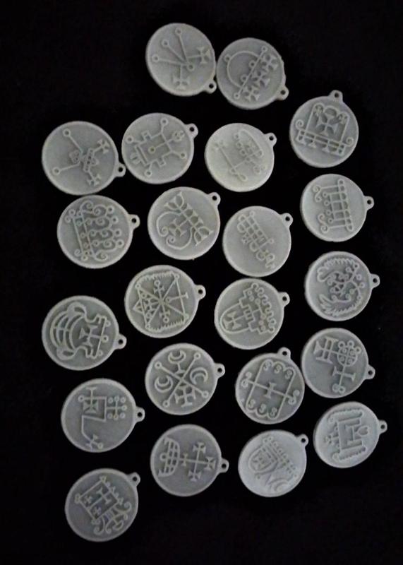 72 sigils Goetia 3D print model