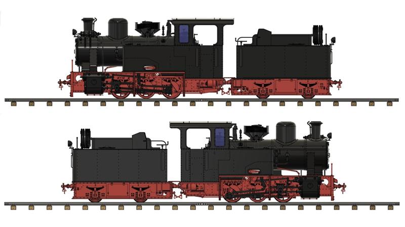 1/35 scale HF-110C Locomotive - Model kit