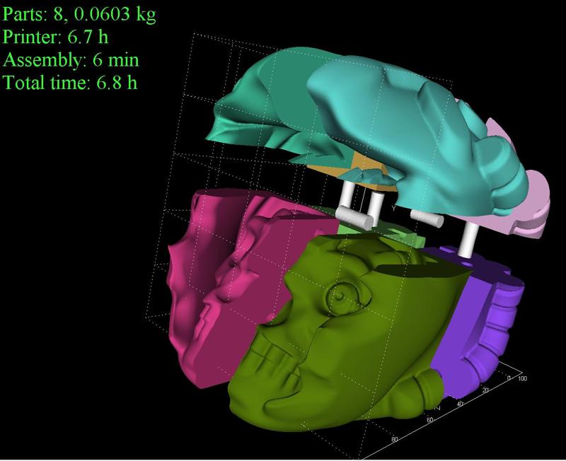 crane astronaute mort avec casque