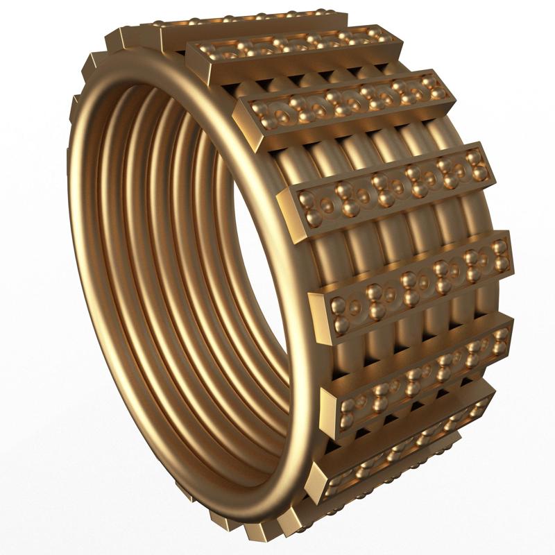 Jewelry Ring 02  Gold