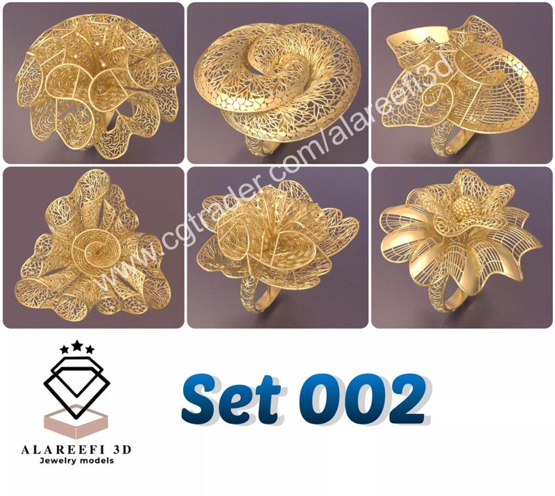 Set of 6 Ultra Vision Rings- set 002
