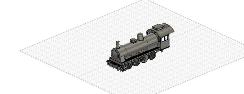 still in progress-ÖBB 755 steam locomotive gauge 0 1:45 Gauge O