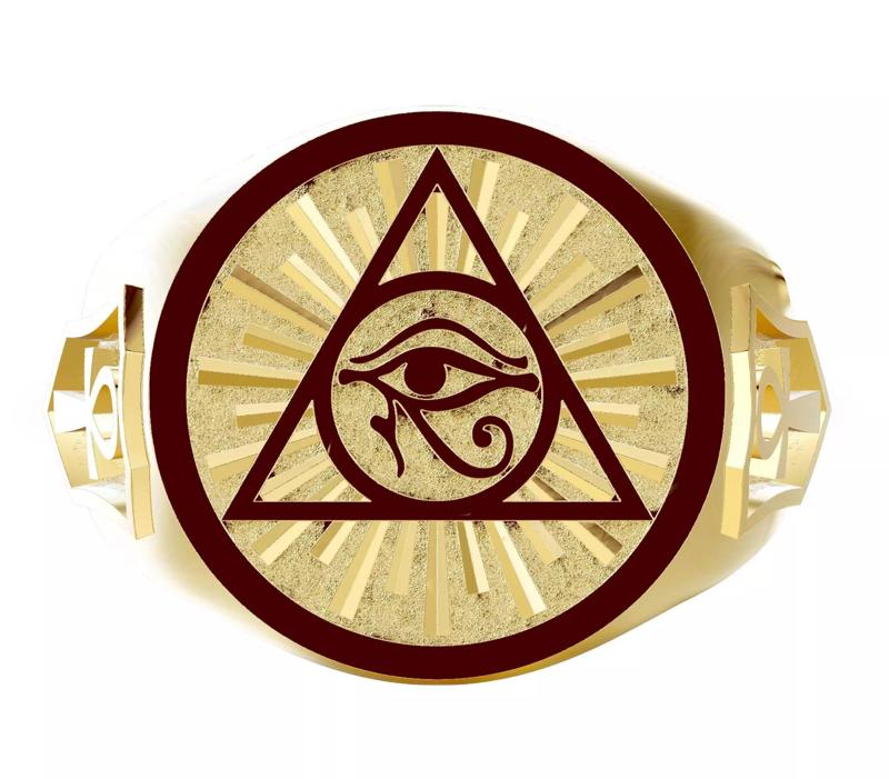 SIGNET RING EYE OF HORUS