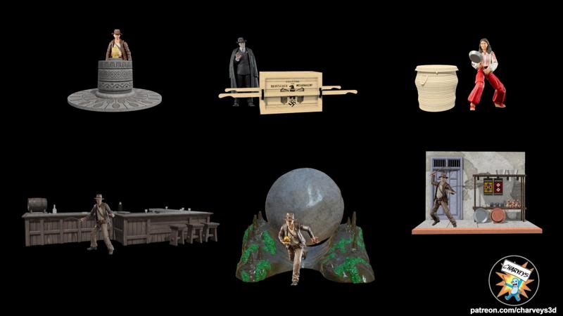 Indiana Jones Bundle for 3.75 and 6 inch figures