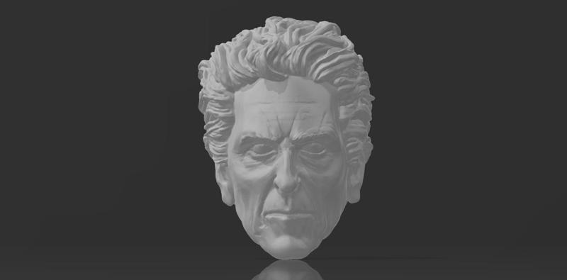 12th Doctor Peter Capaldi 1/6 scale bust Hot Toys scale