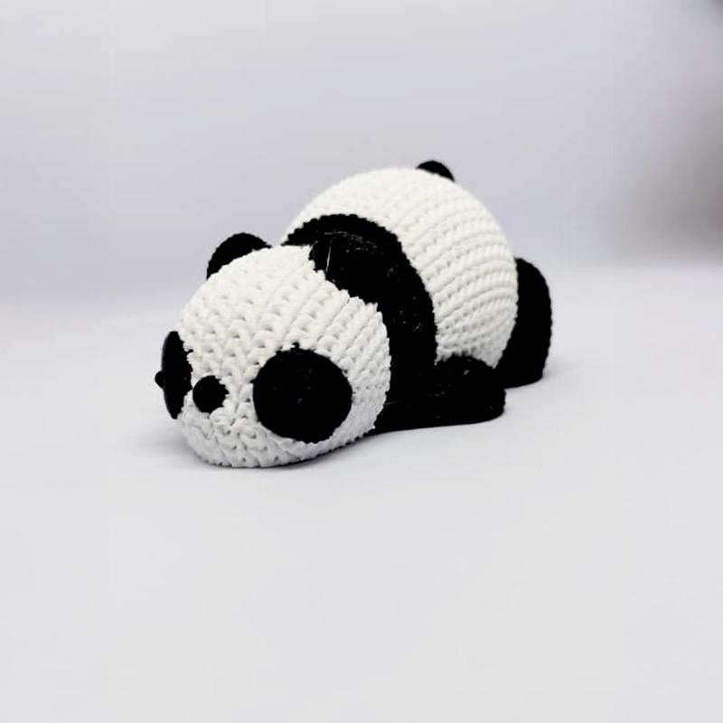 Knitted Snuggy Panda