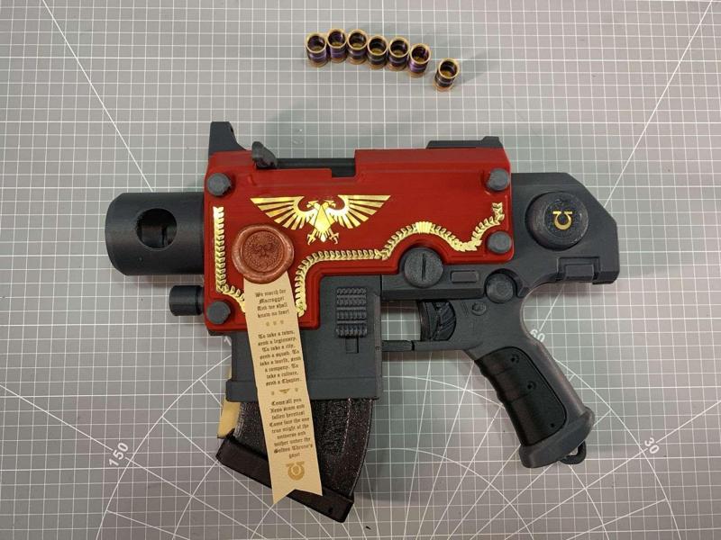 Adi-Ultima Bolt Pistol - Shell Ejecting Disc Shooter