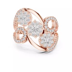 Diamond Cocktail Ring 3dm stl renders animation videos