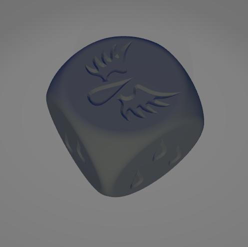BLOOD ANGELS SPACE MARINE DICE D6