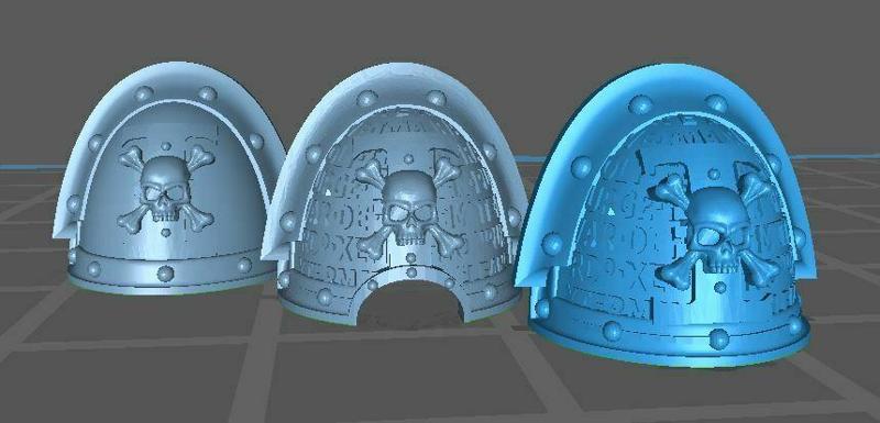 DEATH VIGIL SHOULDER PAD new one