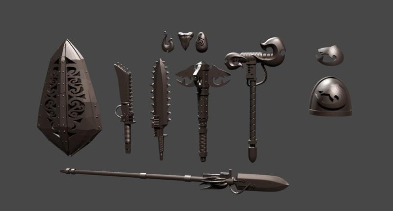 Space Sharks Upgrade Kit