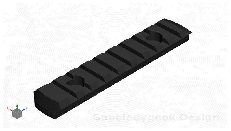 M-Lok picatinny rail L105mm