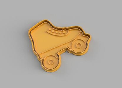 Roller cookie cutter