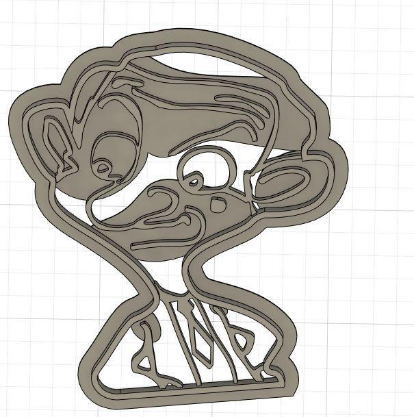 Mr Bean Portrait Cookie Cutter
