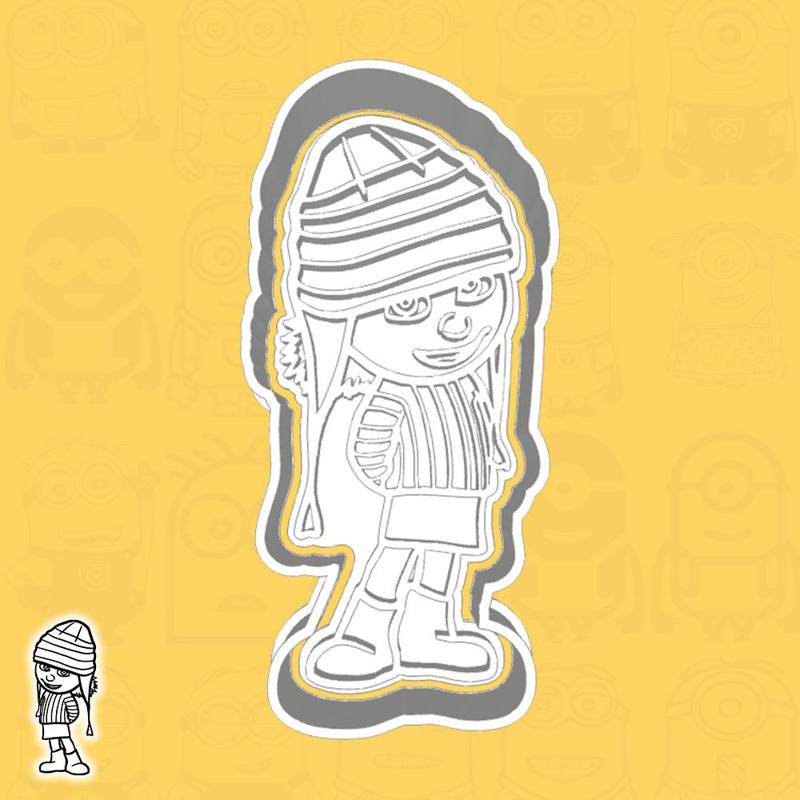 Minions / Despicable Me cookie cutters - Edith Gru (style 1)
