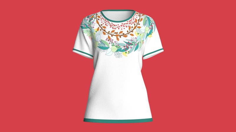 Ladies Print Tops V2  | Marvelous / Clo3d / obj / fbx
