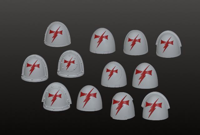 Mongol Historical War Shoulders