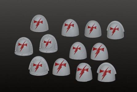 Mongol Historical War Shoulders
