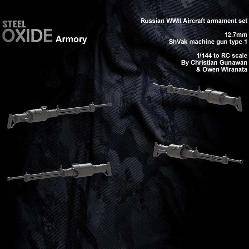 Soviet WWII SHVAK 12.7mm aircraft machine gun type 1