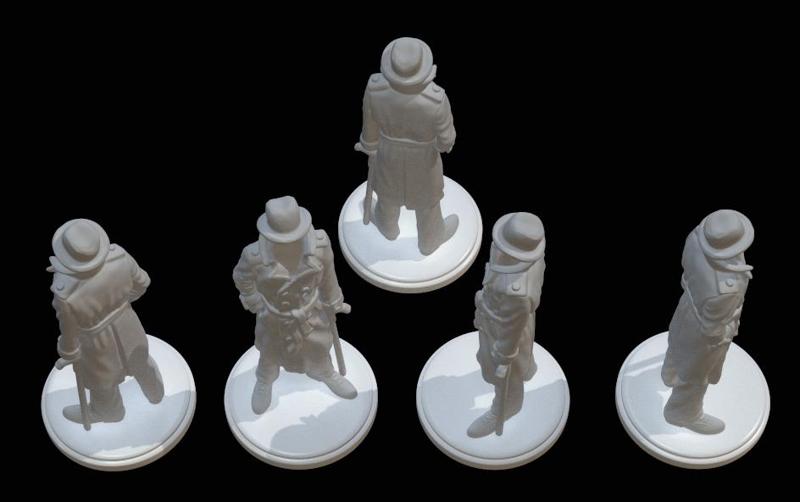 The invisible man Tabletop game Figure 32mm scale