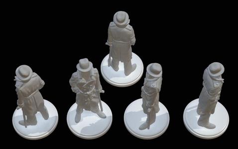The invisible man Tabletop game Figure 32mm scale