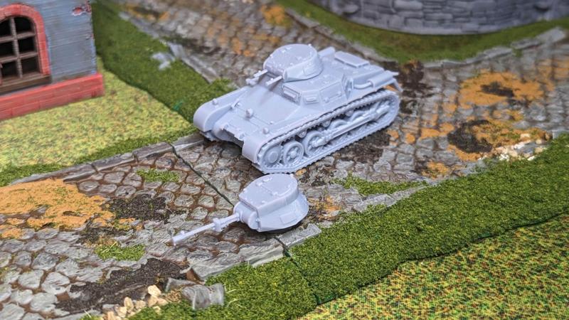 Panzer I Ausf.A (Sd.Kfz.101) + 3 Tankmen (Germany, 1934, Interwar + Spanish Civil War)