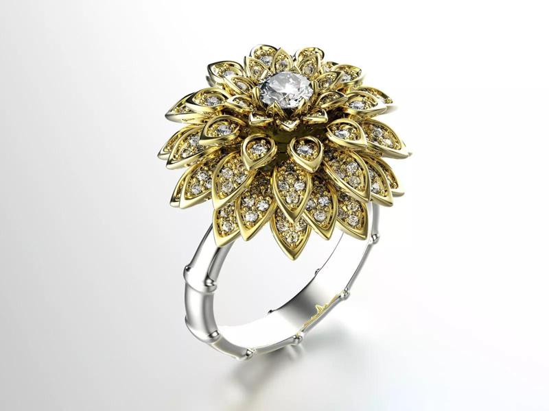 Dahlia fashion ring 0004